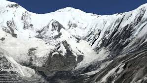 Climbers on Passu Sar  Peak